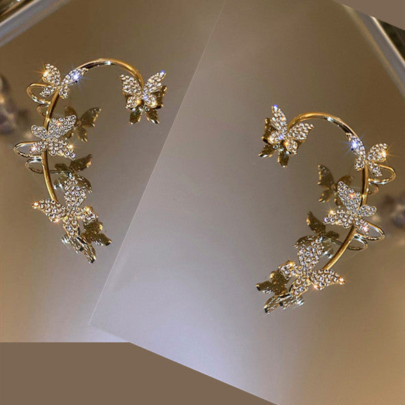 BUTTERFLY EAR CUFFS