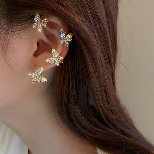 BUTTERFLY EAR CUFFS